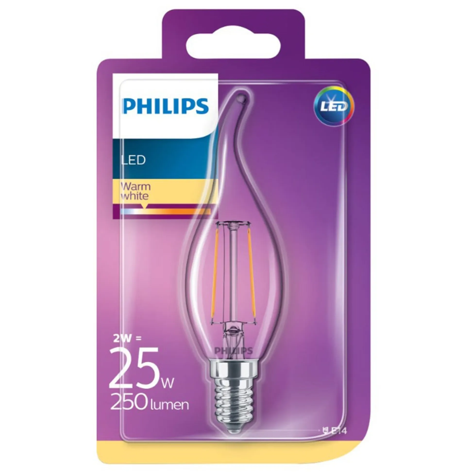 Lamp LED kaars deco 25W E14