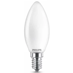 Lamp LED kaars mat 60W E14