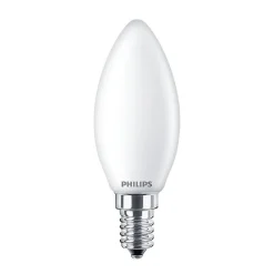 Lamp LED kaars mat 60W E14