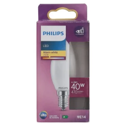 Lamp LED kaars mat 40W E14 Philips