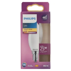 Lamp LED kaars mat 25W E14 Philips