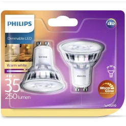 Lamp LED spot 35W GU10 2st.
