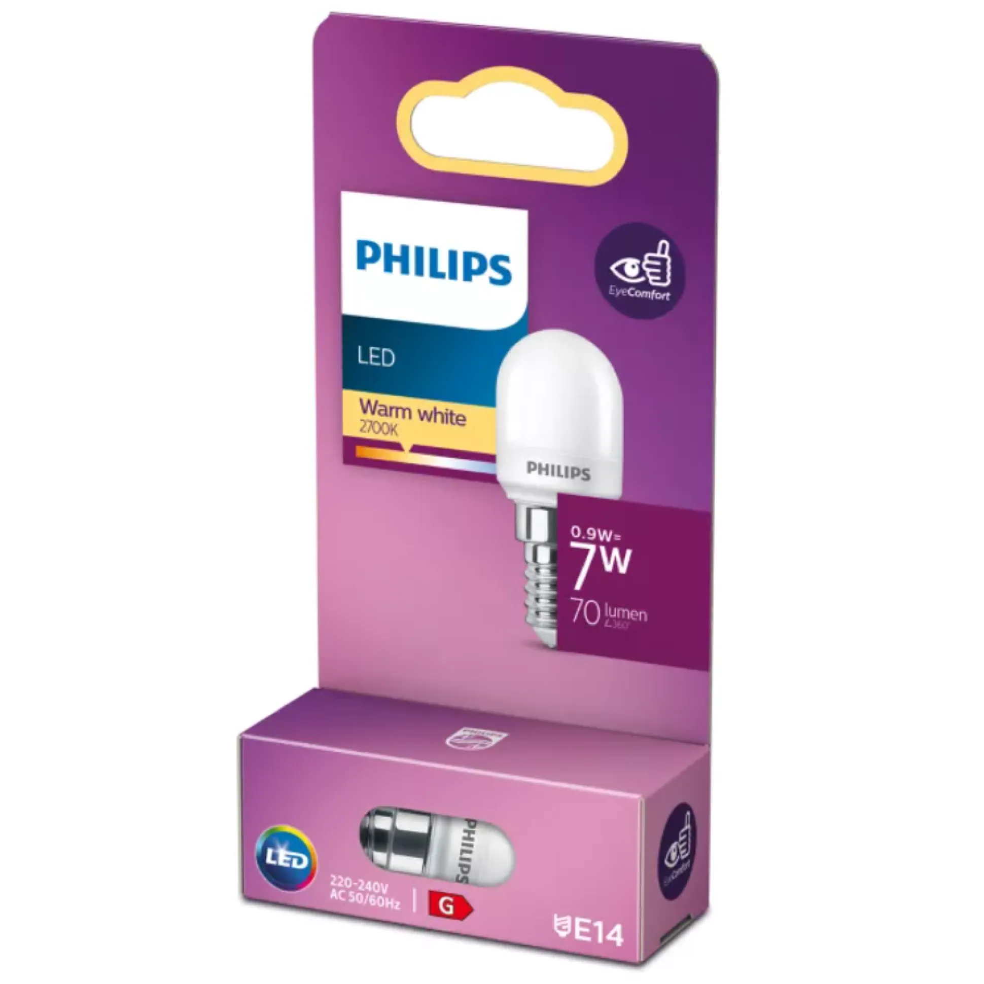 Lamp LED T25 mat 7W E14