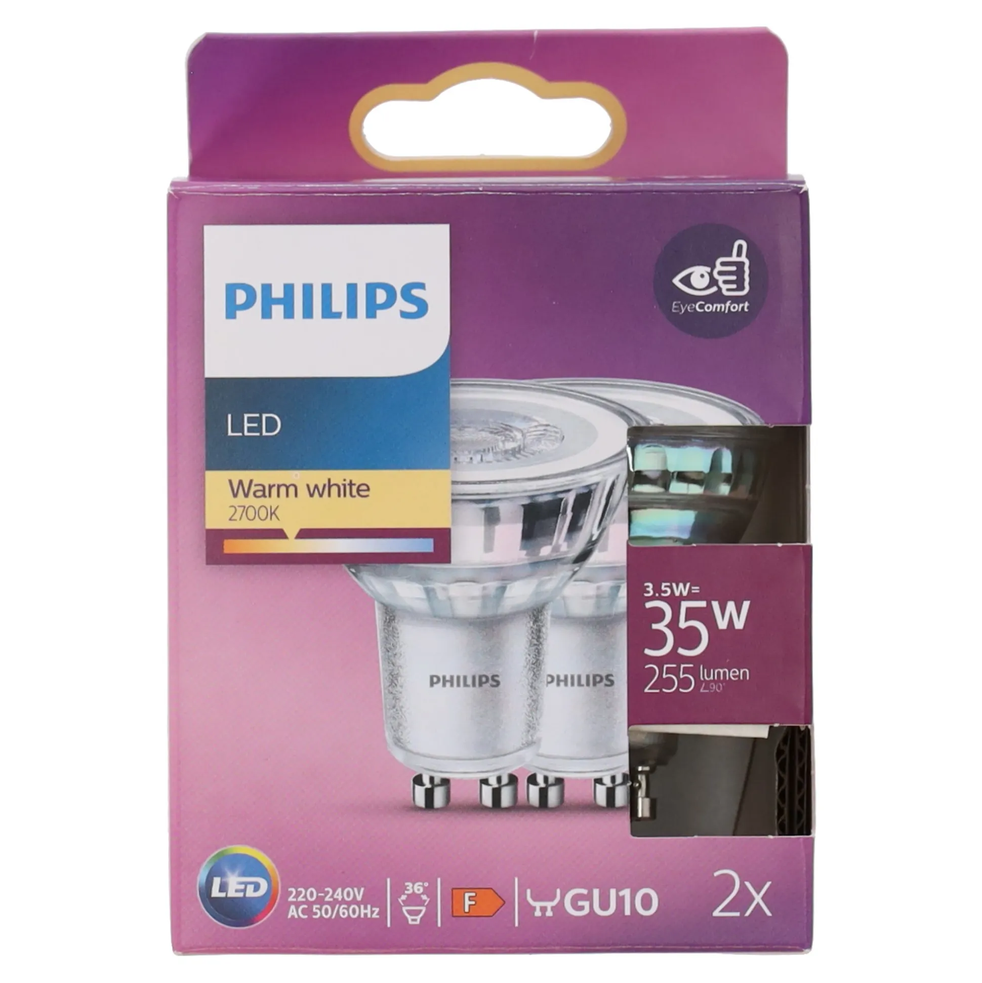 Lamp LED 35W GU10 duo Philips