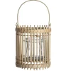Lantaarn bamboe 20 cm naturel