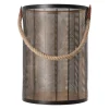 Lantaarn Garlan zwart goud 25 x 35 cm