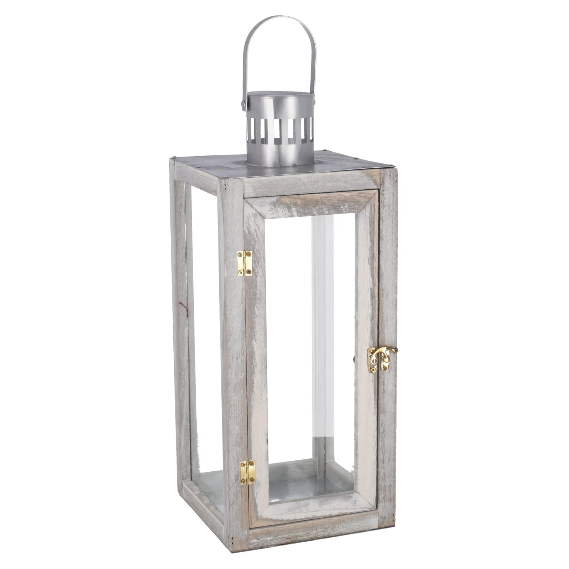 Lantaarn Lorenzo grey 44 cm