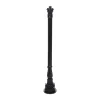 Lantaarnpaal Almere 141 cm Zwart Diamant