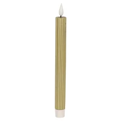 LED dinerkaars ribbel 25 cm goud