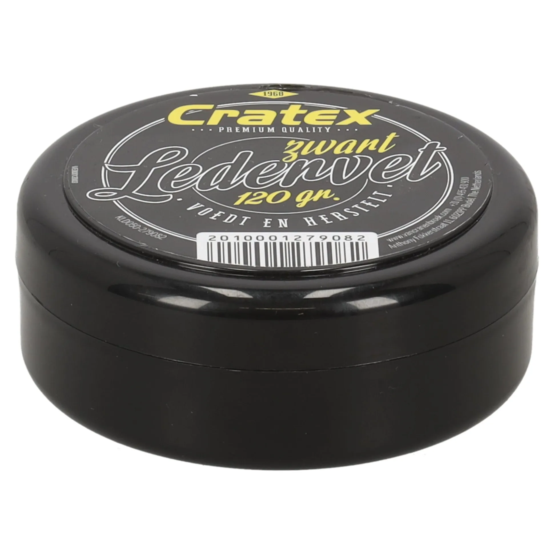Ledervet 120ml zwart Cratex