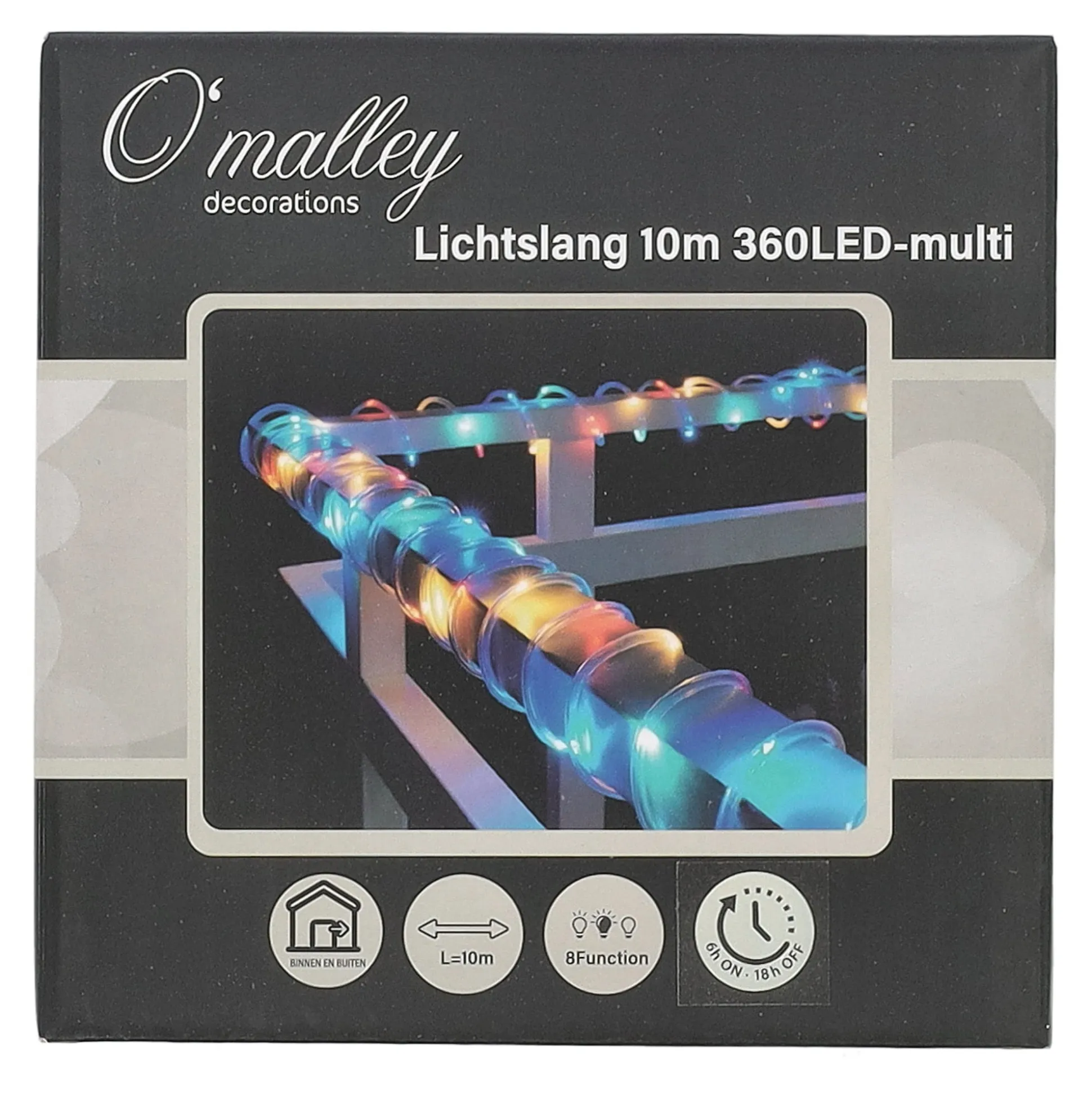Lichtslang 10 m 360LED multi
