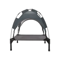 Ligbed hond+zonnedak 60cm antra
