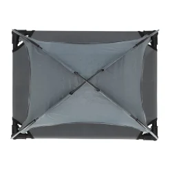 Ligbed hond+zonnedak 60cm antra
