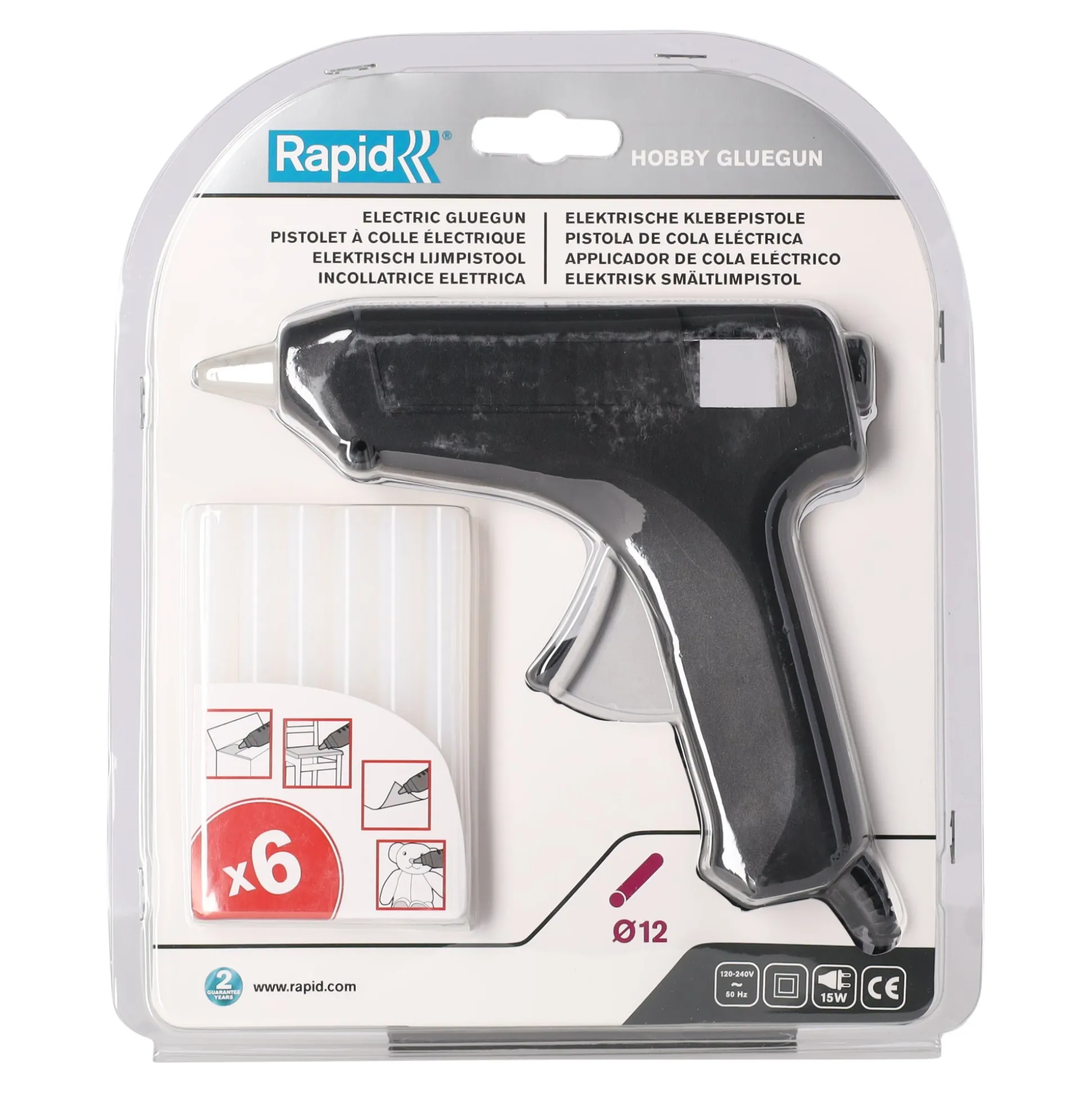 Lijmpistool hobby (12mm) Rapid