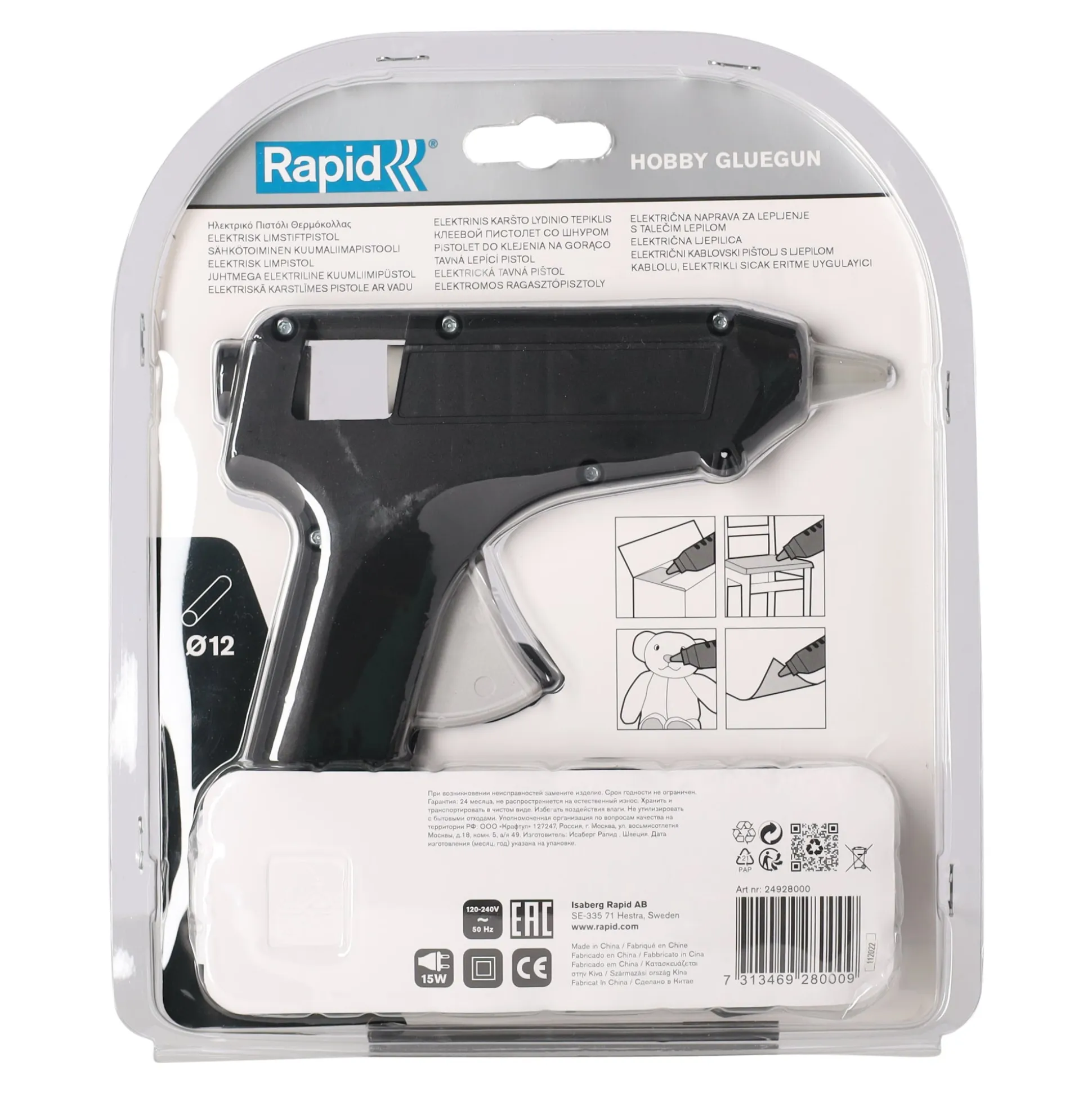 Lijmpistool hobby (12mm) Rapid
