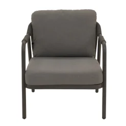 Loungeset Calanca antraciet met kussens