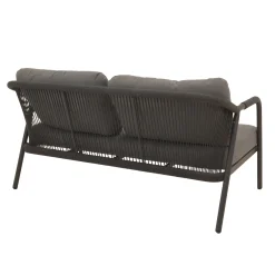 Loungeset Calanca antraciet met kussens