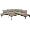 Loungeset Denice Antraciet Bois le Duc