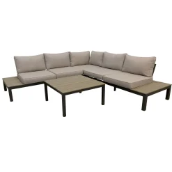 Loungeset Denice Antraciet Bois le Duc