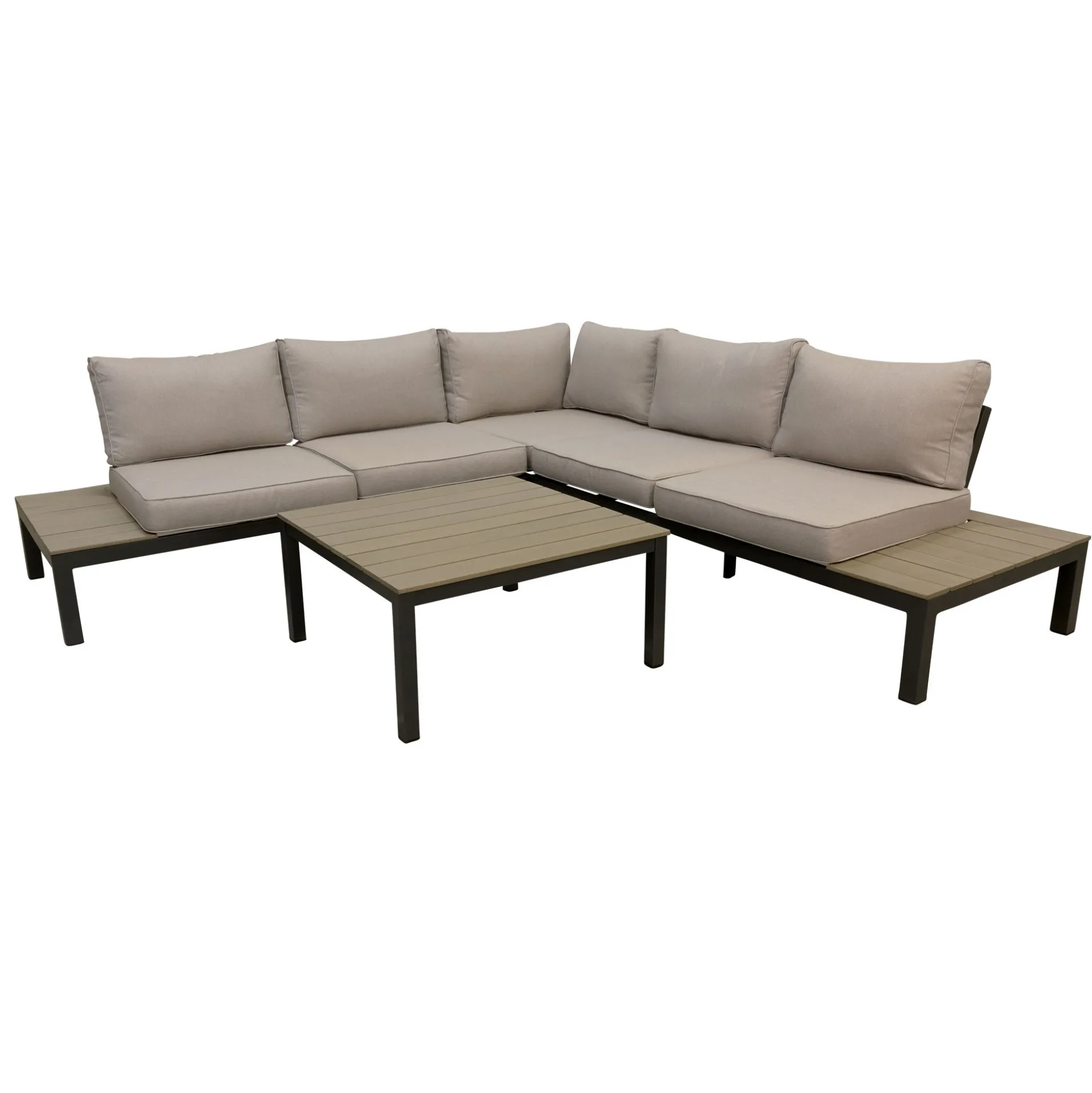 Loungeset Denice Antraciet Bois le Duc