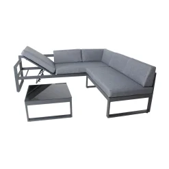 Loungeset Donato Antraciet Bois le Duc