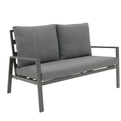 Loungeset Olda antraciet met kussens