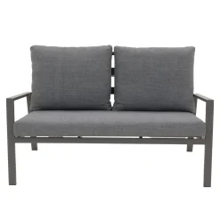 Loungeset Olda antraciet met kussens