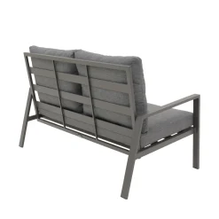 Loungeset Olda antraciet met kussens