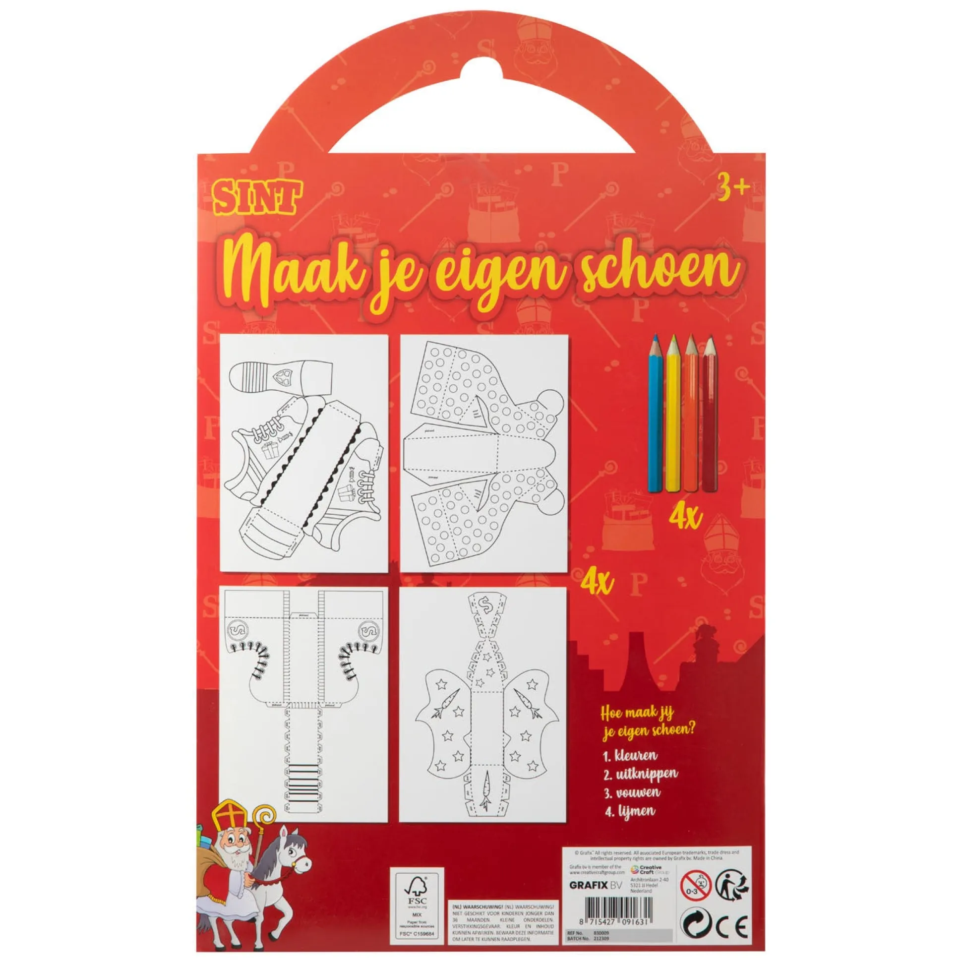 Maak je eigen schoen Sint