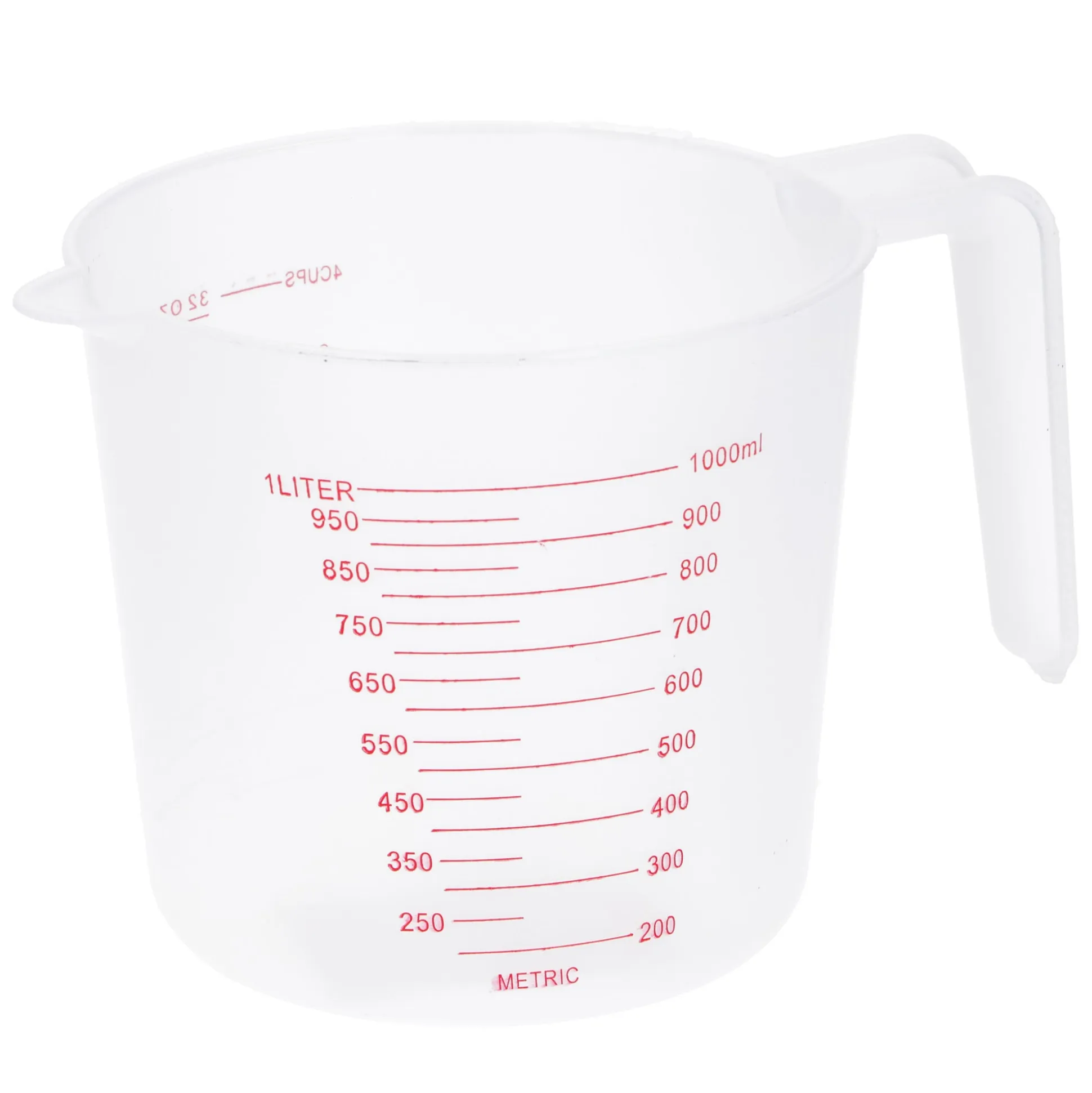 Maatbeker plastic 1L