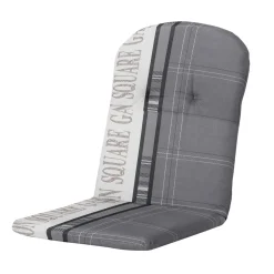 Madison garden grey kuipkussen hoog 45x96