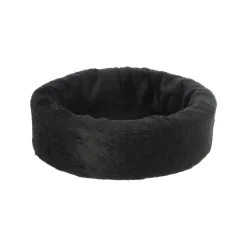 Mand hond teddy zwart 80cm