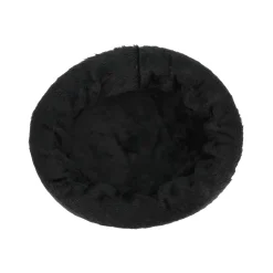 Mand hond teddy zwart 80cm