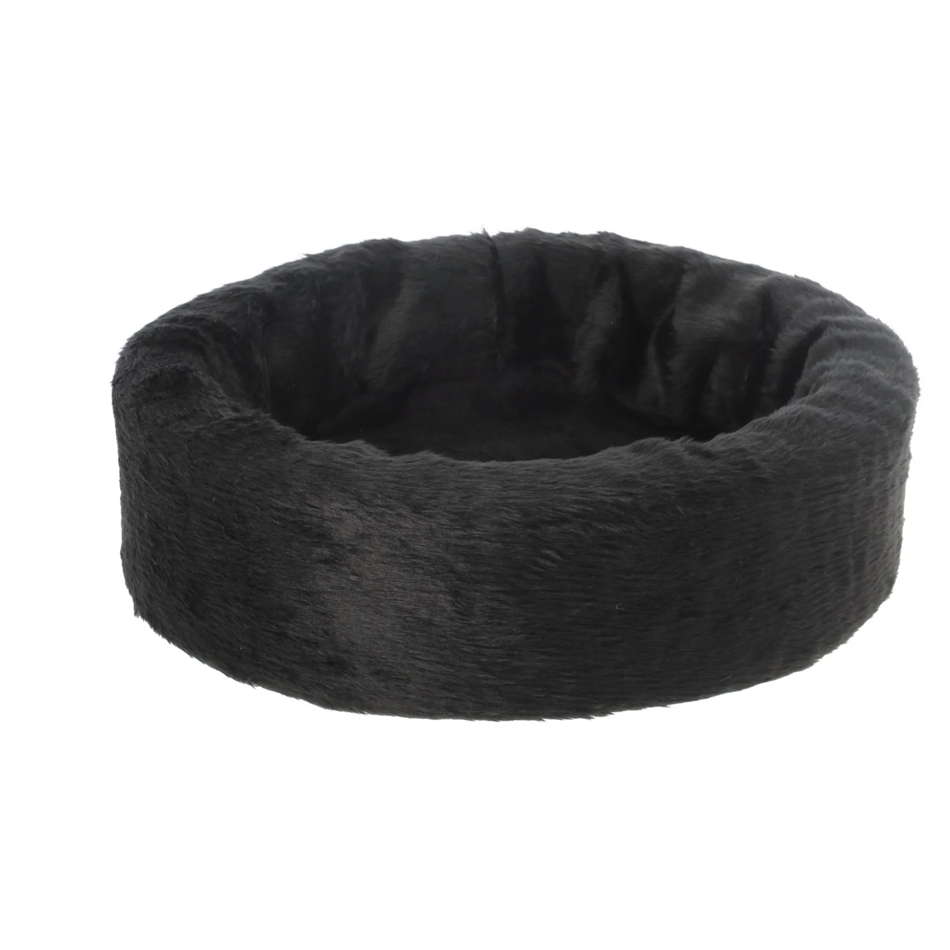 Mand hond teddy zwart 40cm