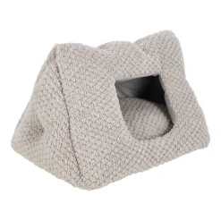 Mand kat Myo driehoek grijs 50 x 35 x 34 cm