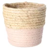 Mand Rachel rond roze 18 x 18 cm