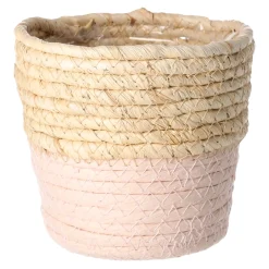 Mand Rachel rond roze 12 x 12 cm