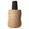 Mand zeegras 24 x 46 cm natural black