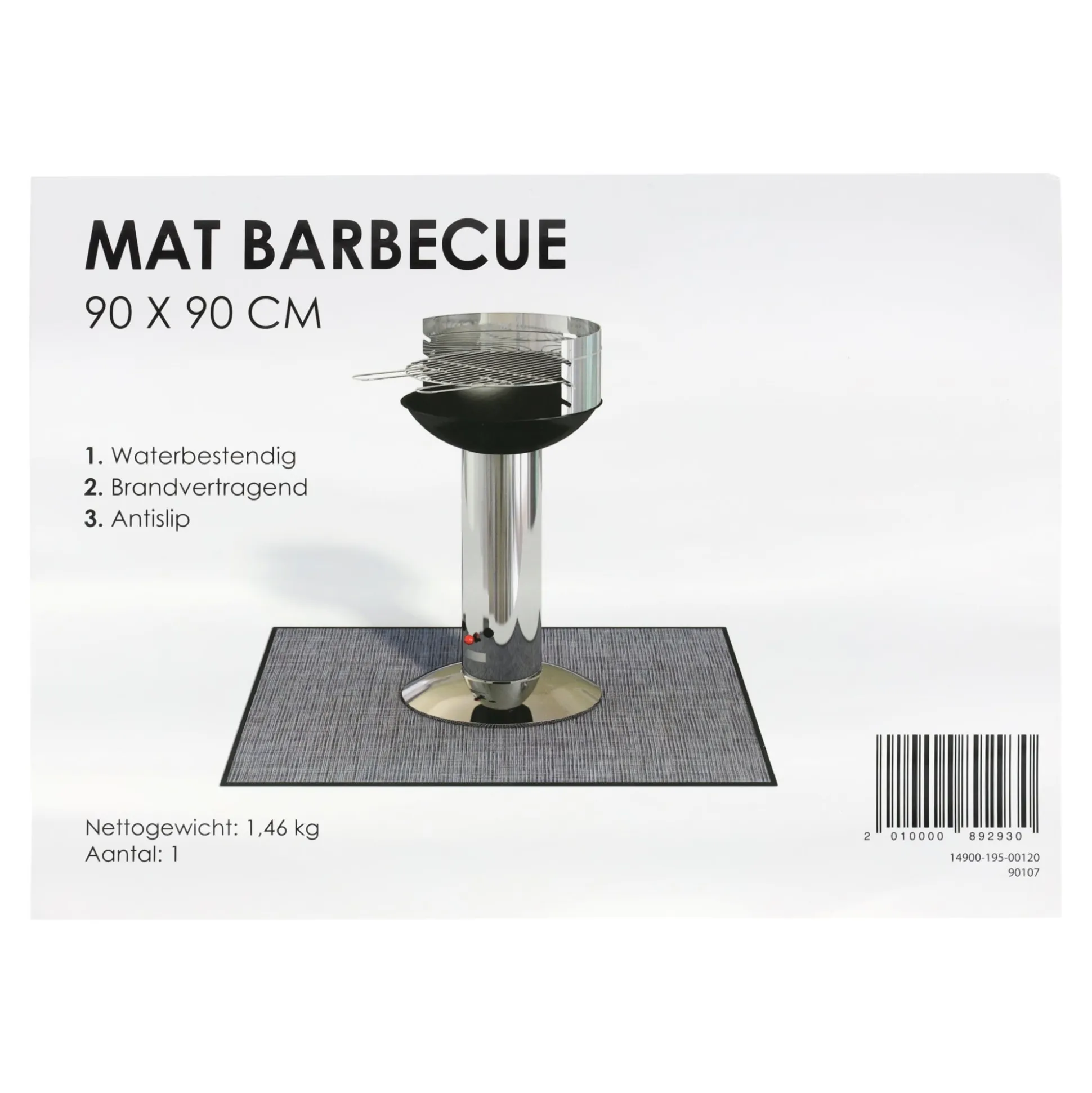 Mat barbecue 90 x 90 cm