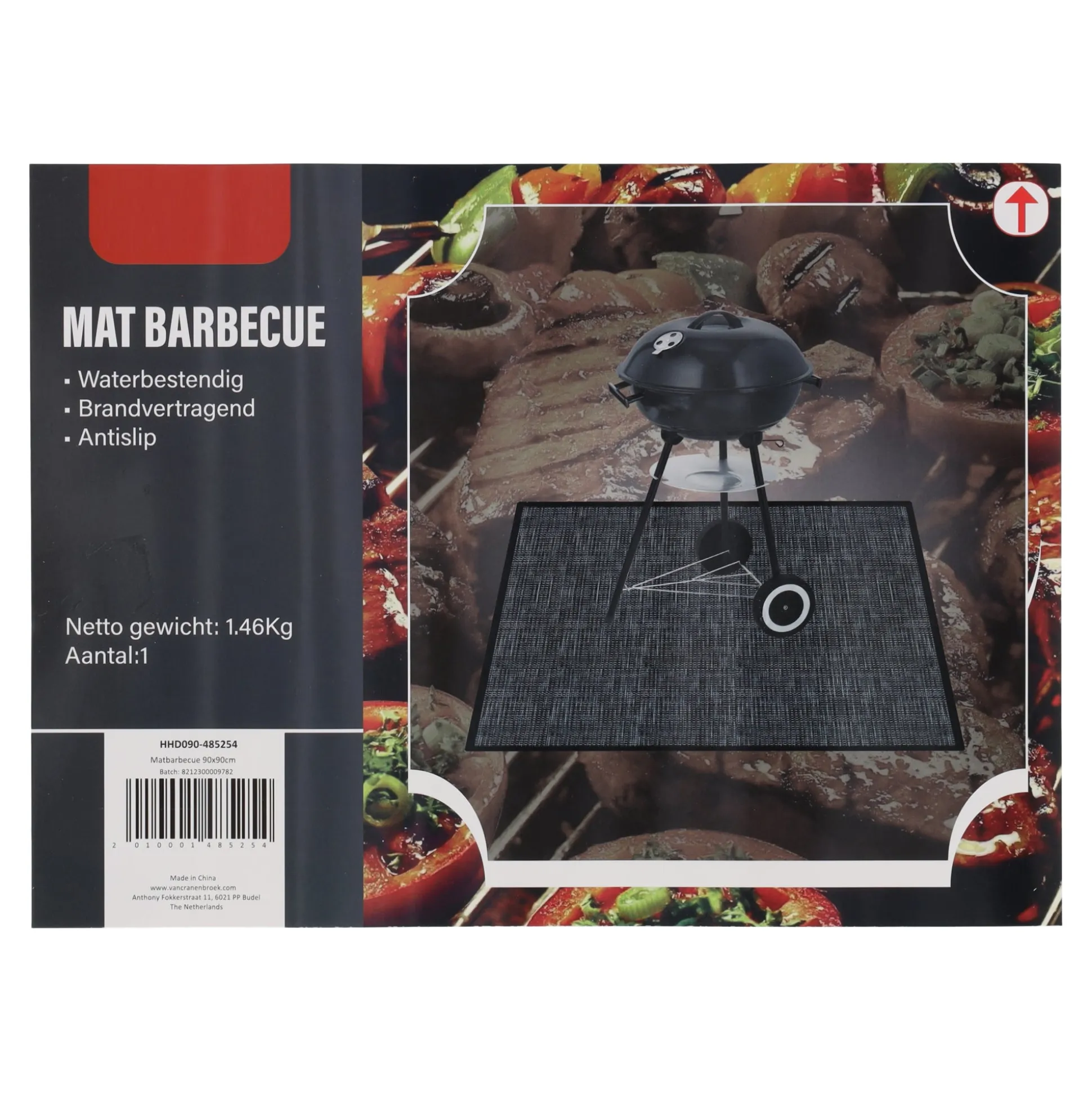 Matbarbecue 90x90cm