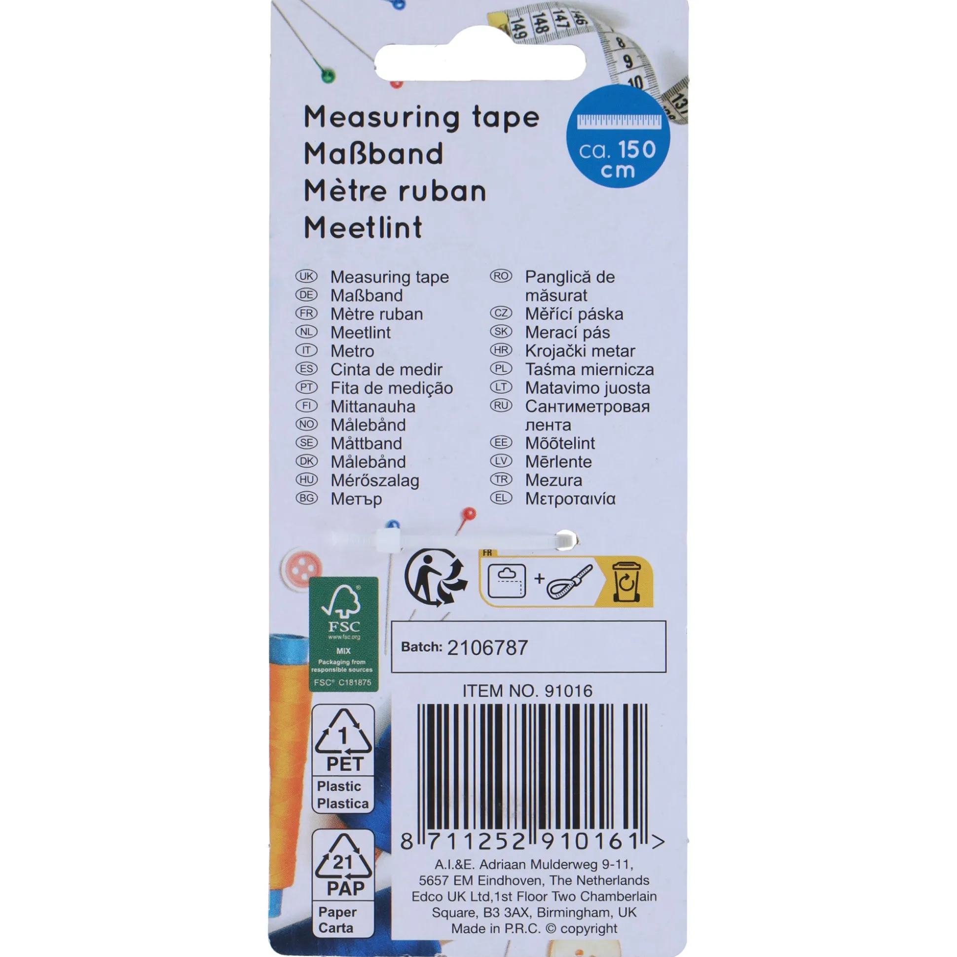 Meetlint 150cm