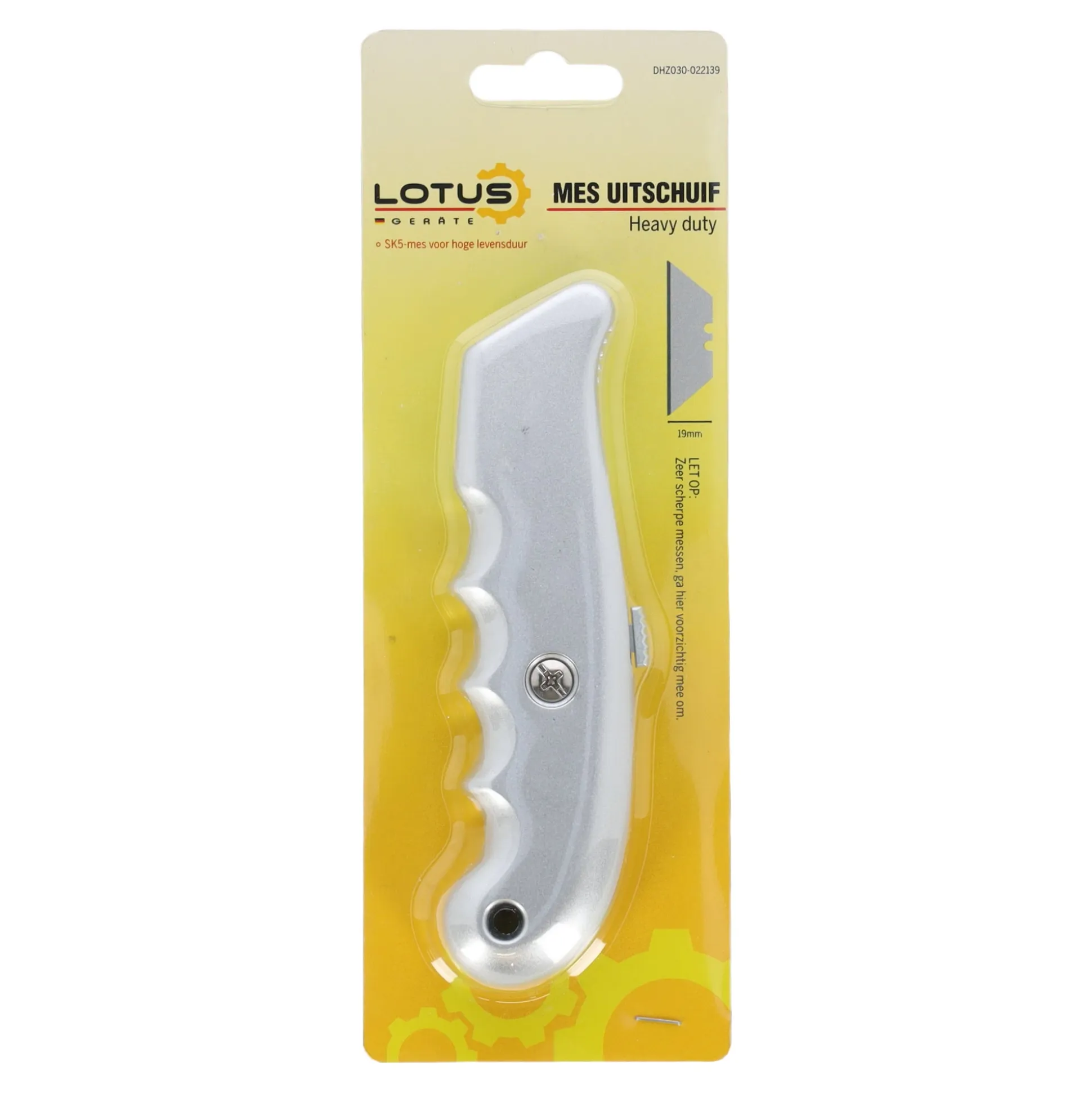 Mes uitschuifbaar heavy duty Lotus