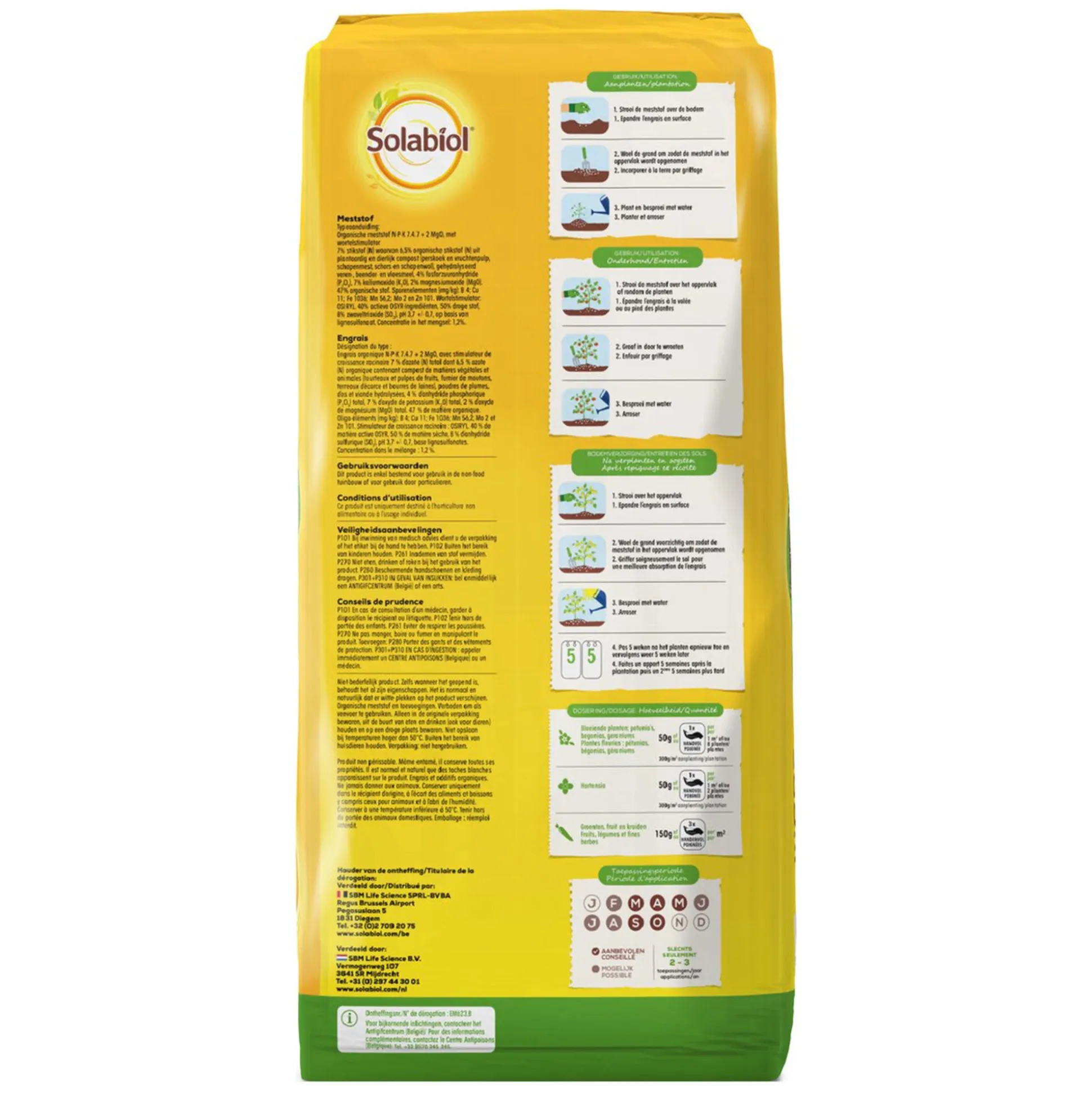 Meststof Universeel 10kg Solabiol