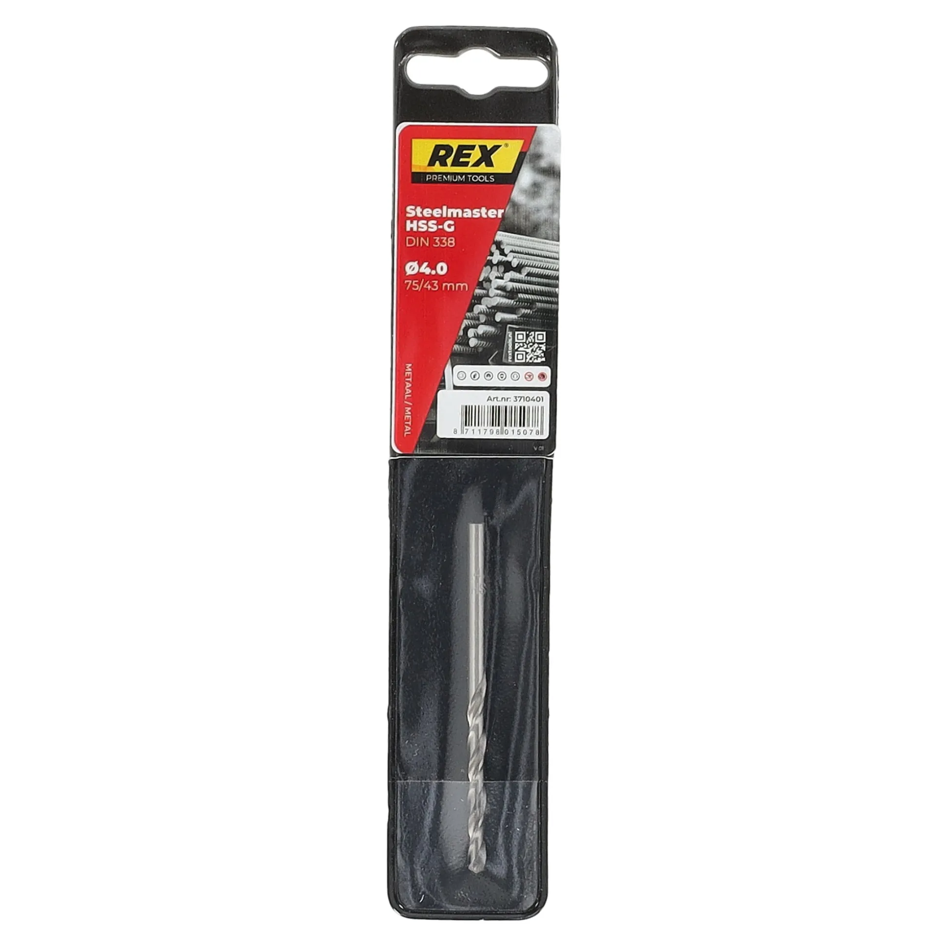 Metaalboor steelmaster-HSS 4.0 mm Rex