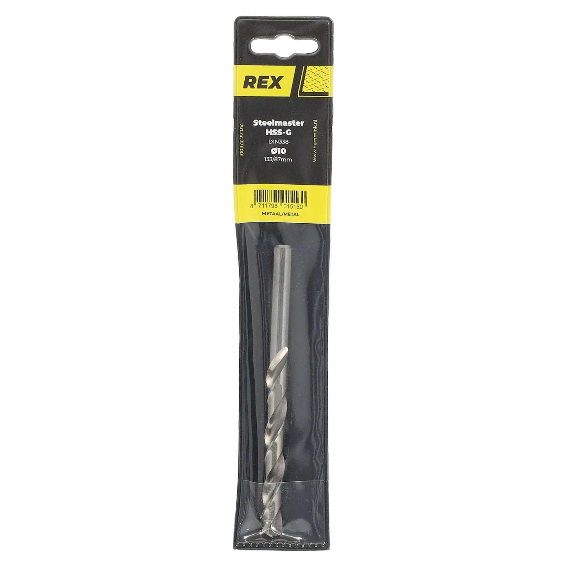 Metaalboor steelmaster-HSS 10.0 mm Rex
