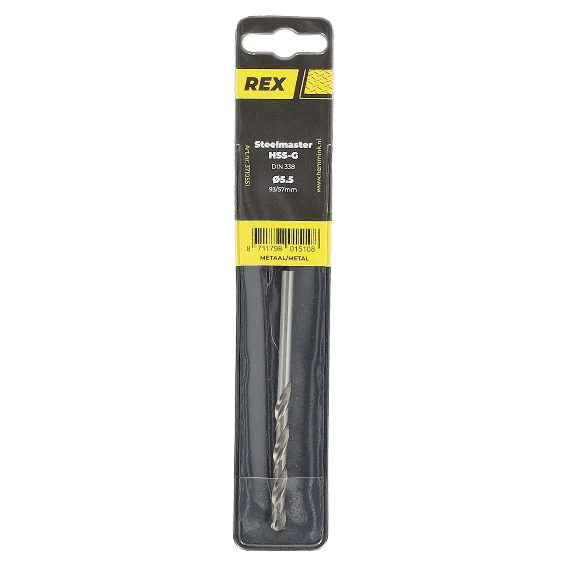 Metaalboor steelmaster-HSS 5.5 mm Rex