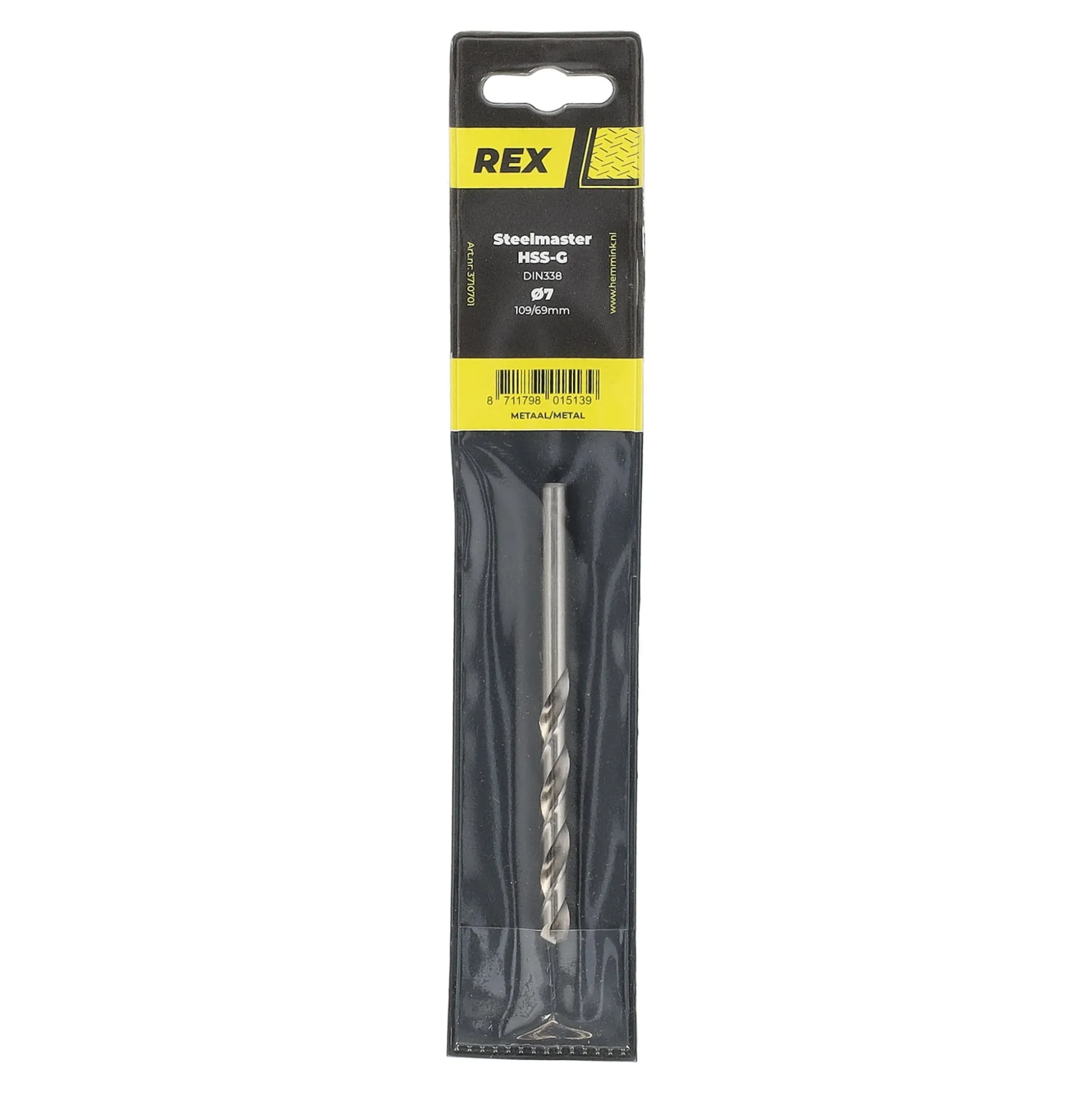Metaalboor steelmaster-HSS 7.0 mm Rex