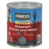 Metaalverf hoogglans grijs 750ml Finess