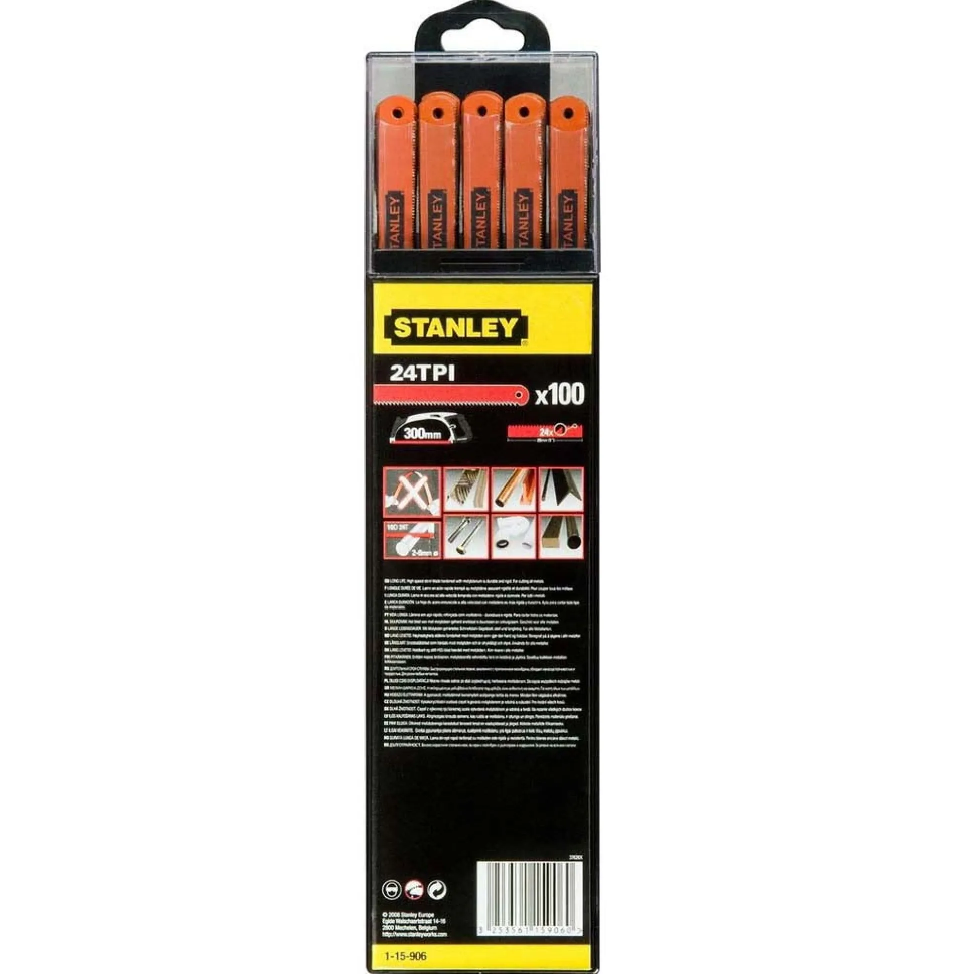 Metaalzaagbladen 30cm Stanley