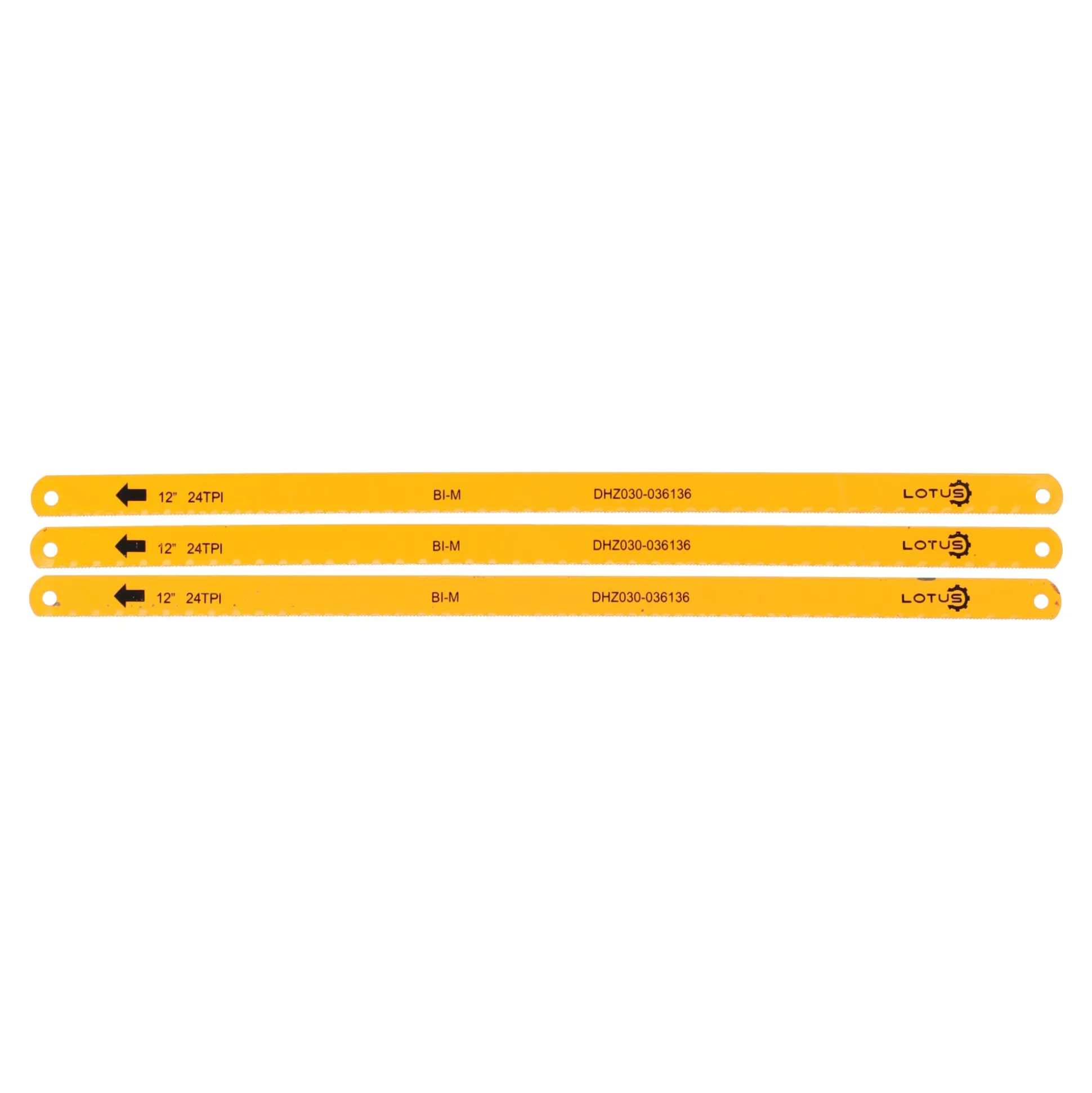 Metaalzaagbladen 24Tx12 bi-M 3st
